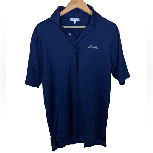 Peter Millar Sea Island Polo Dark Blue SzM - Picture 3 of 10